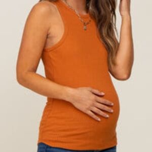 Maternity ribbed tank (L)